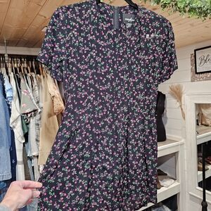 Vintage Floral Mini Dress/ Top